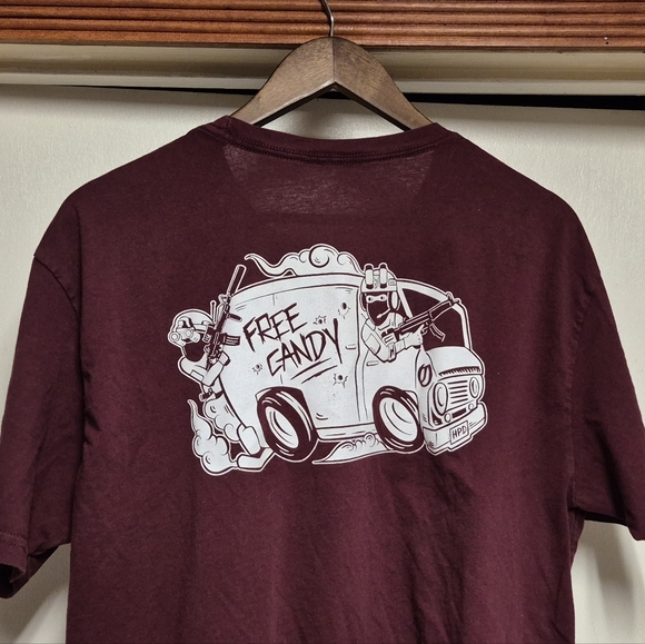 ONE7SIX x HOUSE PARTY DISTRO CREEPER VAN T-SHIRT - Picture 2 of 6
